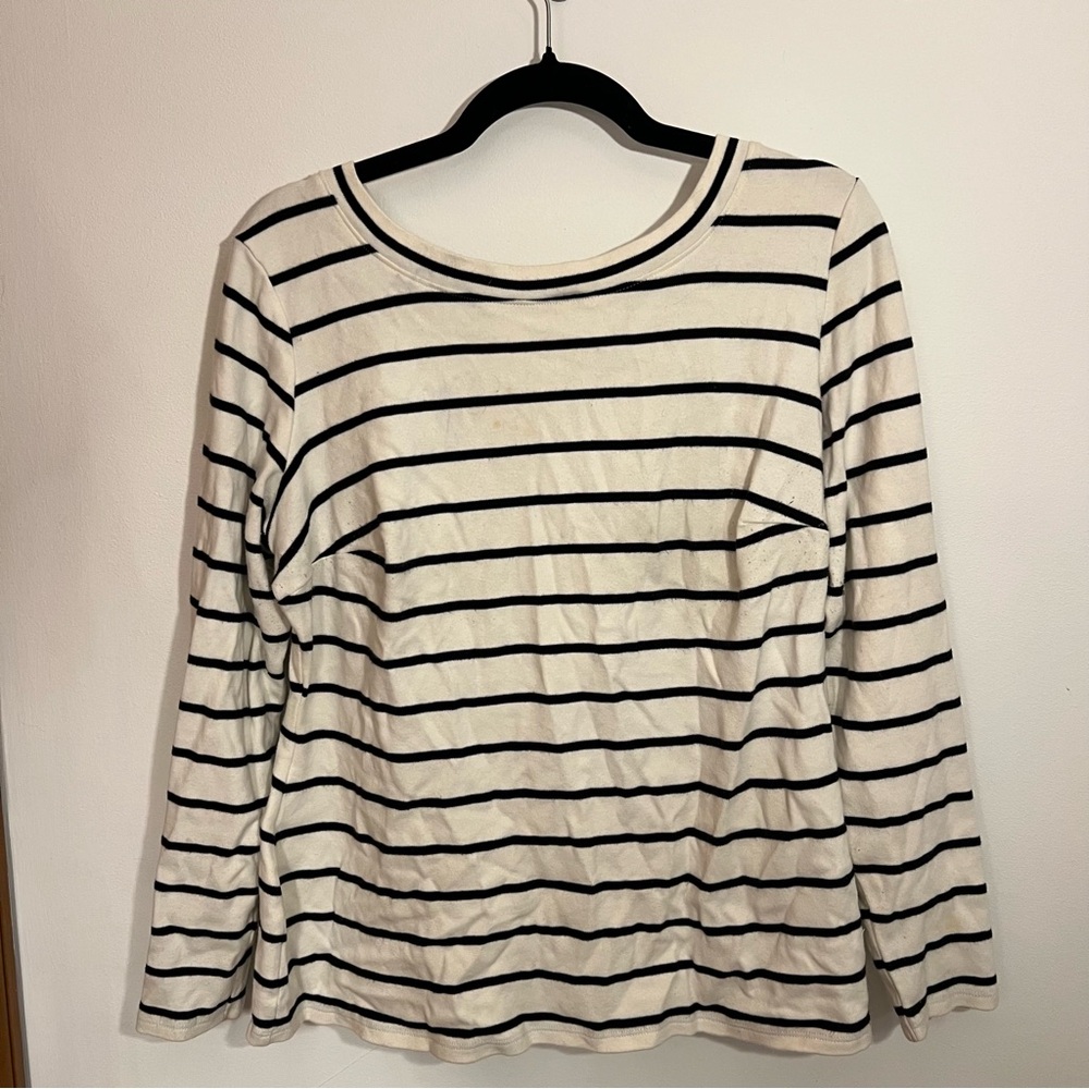 Bravissimo | Really/Super Curvy Long Sleeve Striped Top | Size UK 18 / US 14